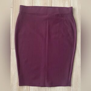 Torrid Elegant Burgundy Pencil Skirt